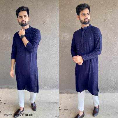 Chikankarti Kurta Pyjama