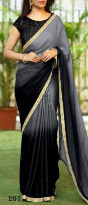 DUAL SHADED GEORGETTE SAREE