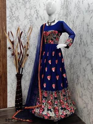 EMBROIDERED GOWN