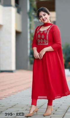 EMBROIDERED GOWN WITH DUPATTA