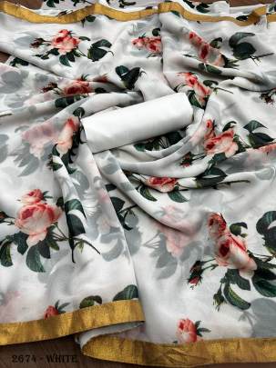 Floral Saree