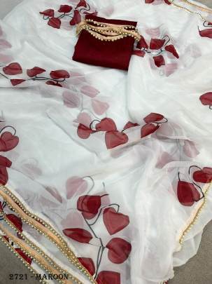 Heart saree