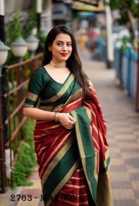 Soft Lichi Silk Saree