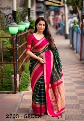 Soft Lichi Silk Saree