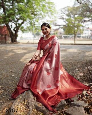 Soft Lichi Silk Saree