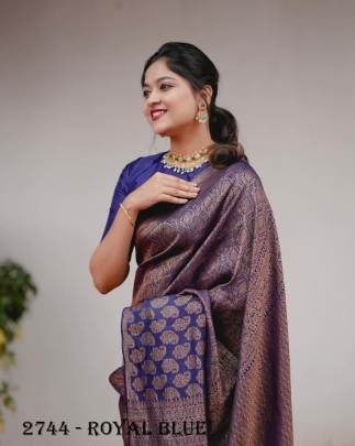 Soft Lichi Silk Saree