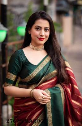 Soft Lichi Silk Saree