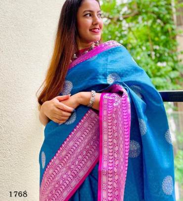 SOFT LICHI SILK SAREE