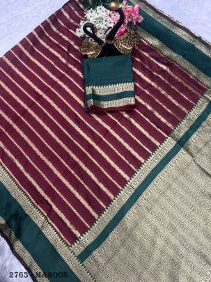 Soft Lichi Silk Saree