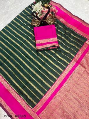 Soft Lichi Silk Saree