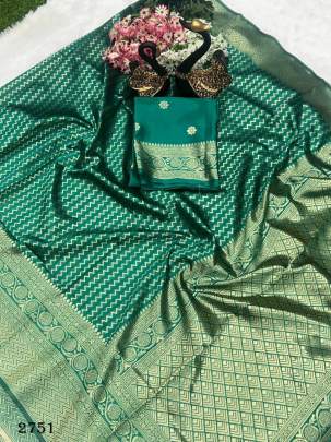 Soft Lichi Silk Saree