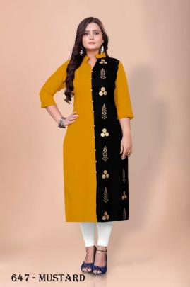 STRAIGHT CUT KURTI