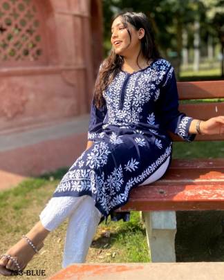 THREAD EMBROIDERED KURTI PALAZZO