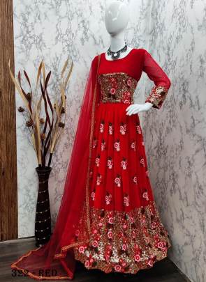 EMBROIDERED GOWN