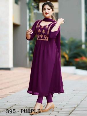 EMBROIDERED GOWN WITH DUPATTA