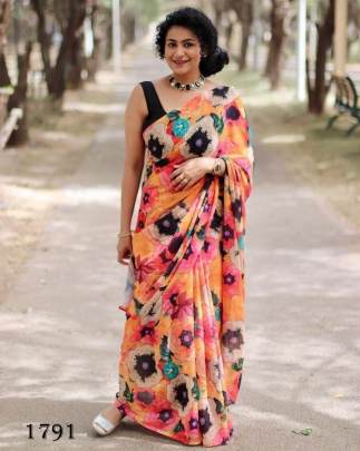 GEORGETTE  WITH DIGITAL PRINT