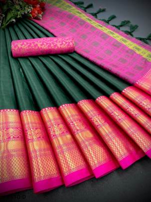 Soft Lichi Silk Saree