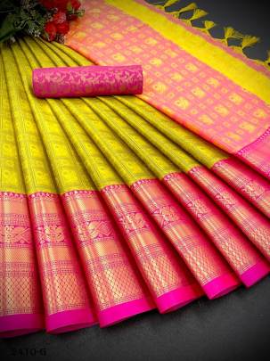 Soft Lichi Silk Saree