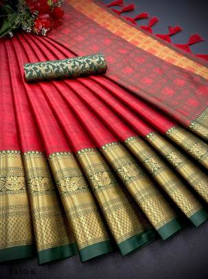 Soft Lichi Silk Saree