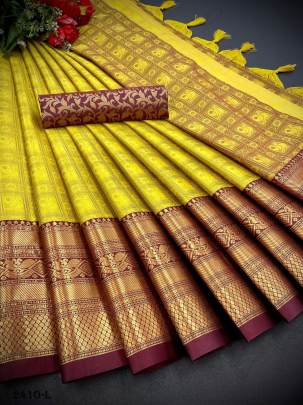 Soft Lichi Silk Saree