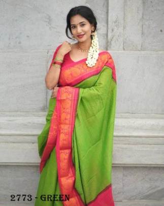 Soft Lichi Silk Saree