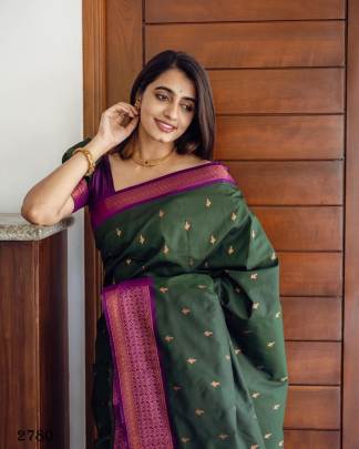 Soft Lichi Silk Saree