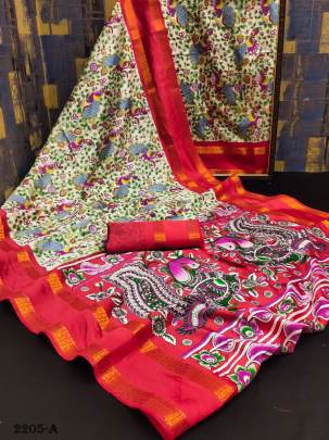 SOFT LICHI SILK SAREE