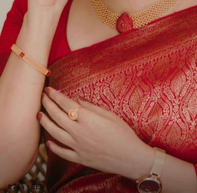 Soft Lichi Silk Saree