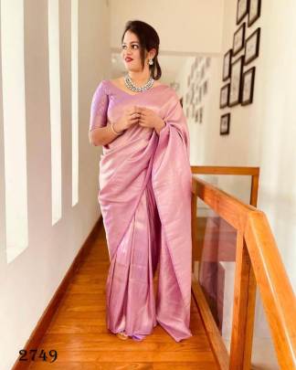 Soft Lichi Silk Saree