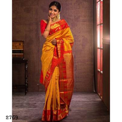 Soft Lichi Silk Saree