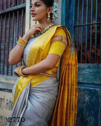 Soft Lichi Silk Saree