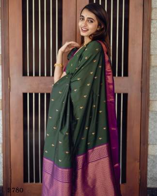 Soft Lichi Silk Saree