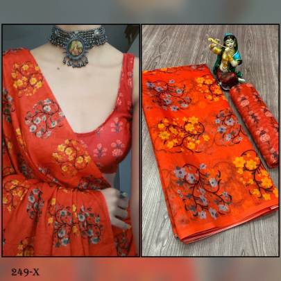 SOUTH SILK SAREE WITH DIGITAL PRINT