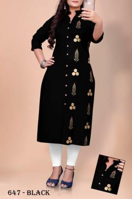 STRAIGHT CUT KURTI