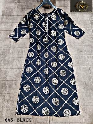 STRAIGHT CUT KURTI