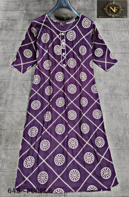 STRAIGHT CUT KURTI