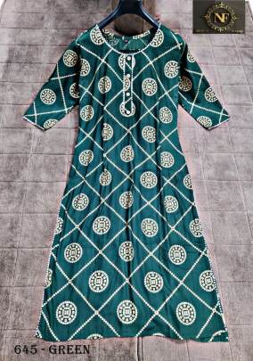 STRAIGHT CUT KURTI