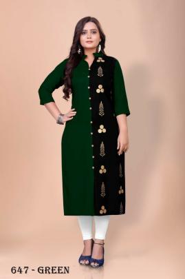 STRAIGHT CUT KURTI