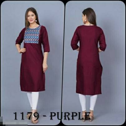 STRAIGHT CUT KURTI